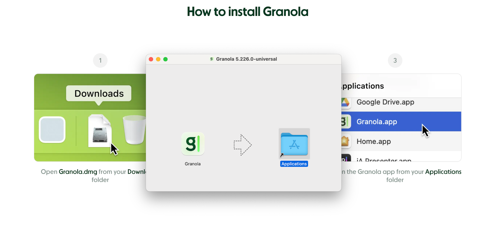 Drag to Applications